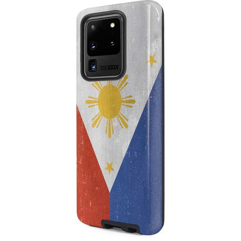 Philippines Flag Distressed Galaxy S20 Ultra 5G Pro Case
